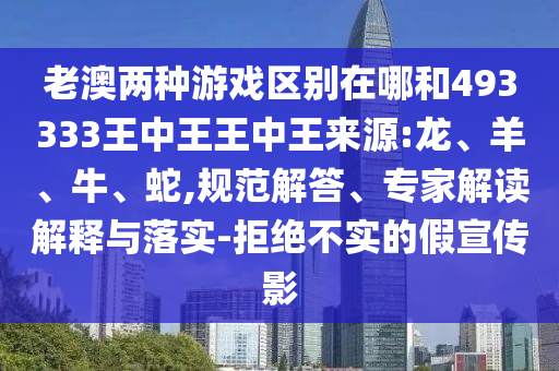 老澳兩種游戲區(qū)別在哪和493333王中王王中王來(lái)源:龍、羊、牛、蛇,規(guī)范解答、專家解讀解釋與落實(shí)-拒絕不實(shí)的假宣傳影